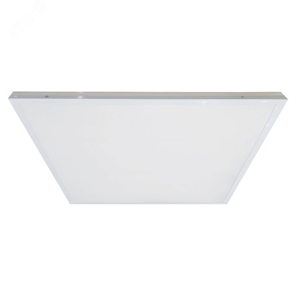 Светильник светодиодный ДВО-40w 595х595х28 6500К 3500Лм c блоком аварийного питания 1.5ч матовый с равномерной засветкой IP40 48295