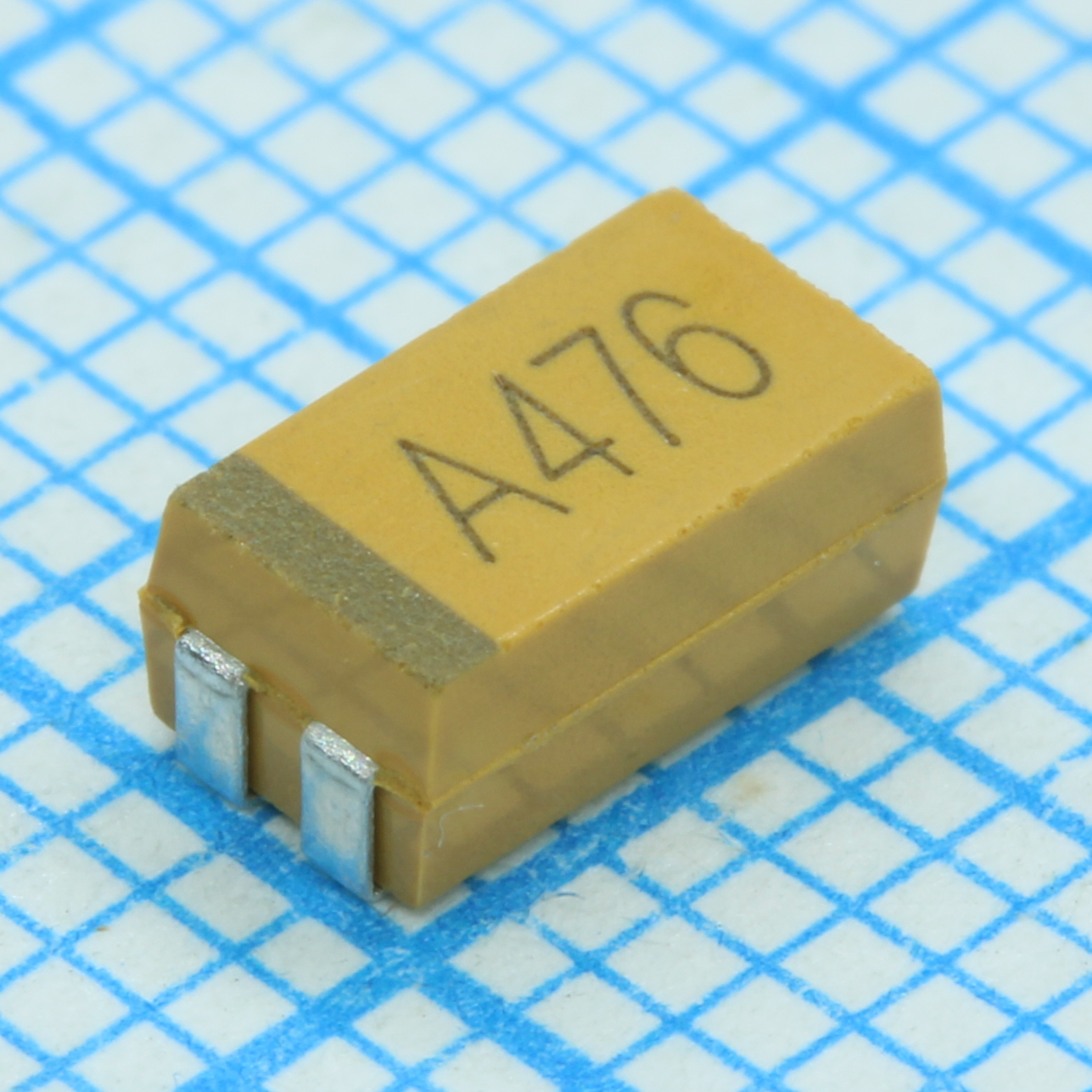 CA45-C020K476T - Конденсатор танталовый 47мкФ ±10% 20В типоразмер С