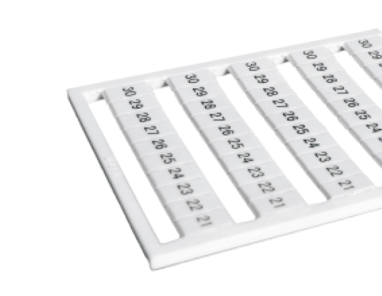 Маркировочные шильдики JB 5 - Маркировочне шильдики (кассета с шильдиками), чистая, цвет: белый