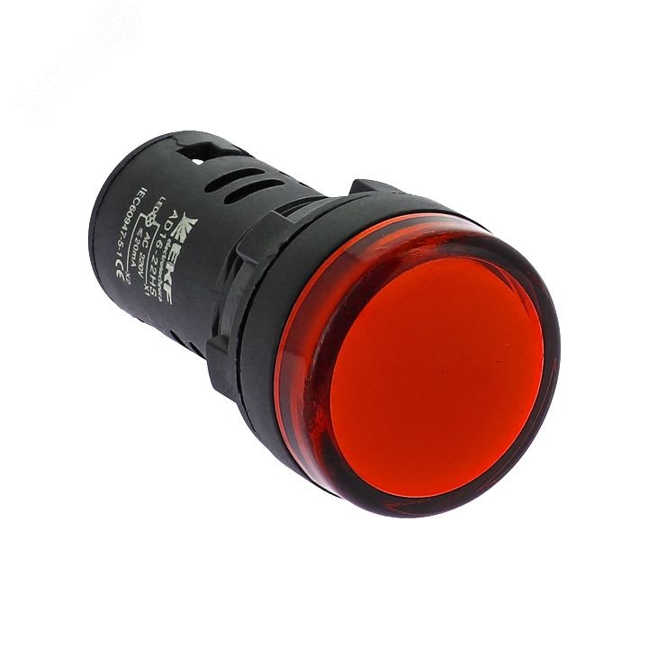 Матрица светодиодная AD16-16HS красн. 230В AC PROxima ledm-ad16-16-r - Лампа сигнальная d16-230V кр светодиодная