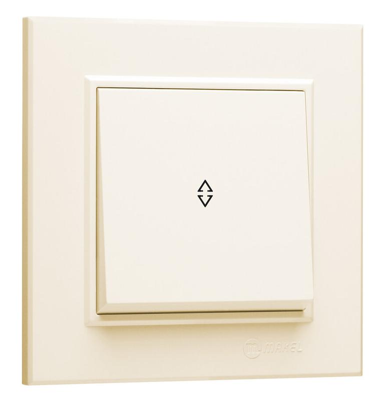 Переключатель 1-кл. СП Karea 10А IP20 крем. 56010005