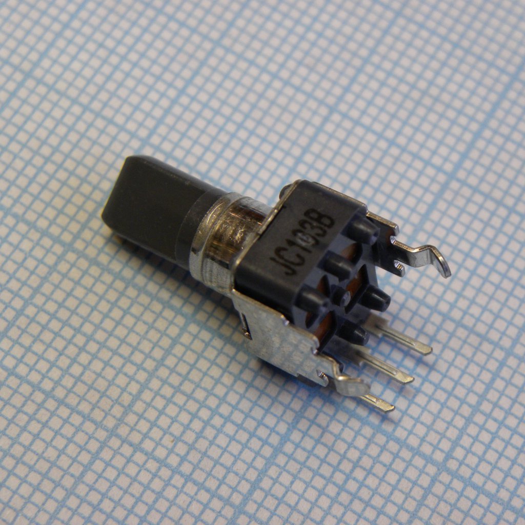 RK09D1130A1L - Singl-unit, Vertical, Flat shift 25mm, 50K, 1B