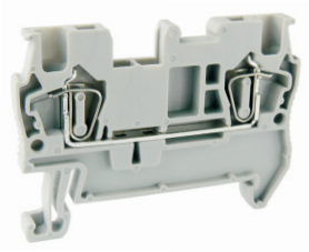 Проходная клемма UJ5-1.5 - Проходная клемма, тип фиксации провода: пружинный, номинальное сечение: 1,5 мм кв., 17,5A, 500V, ширина: 4,2 мм, цвет: серый тип монтажа: DIN 35