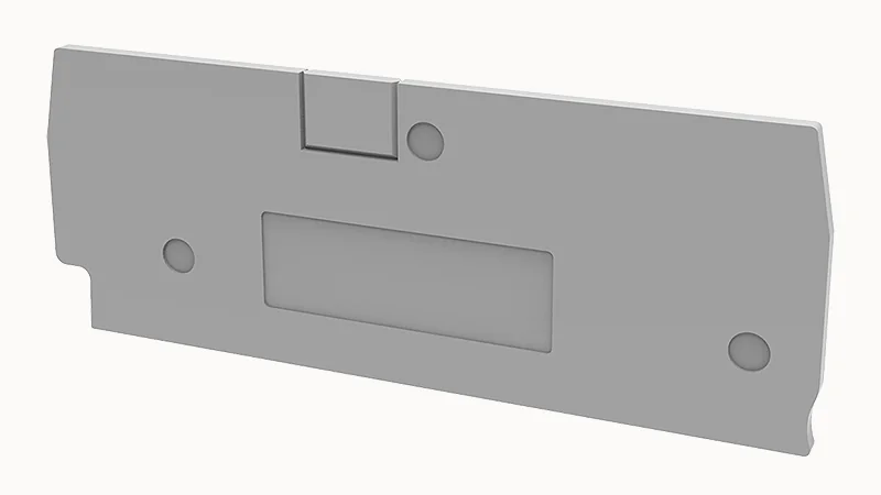 Торцевая крышка D-DS1.5-QU-01P-11 - Торцевая крышка, для клемм DS1.5-QU..., цвет: серый