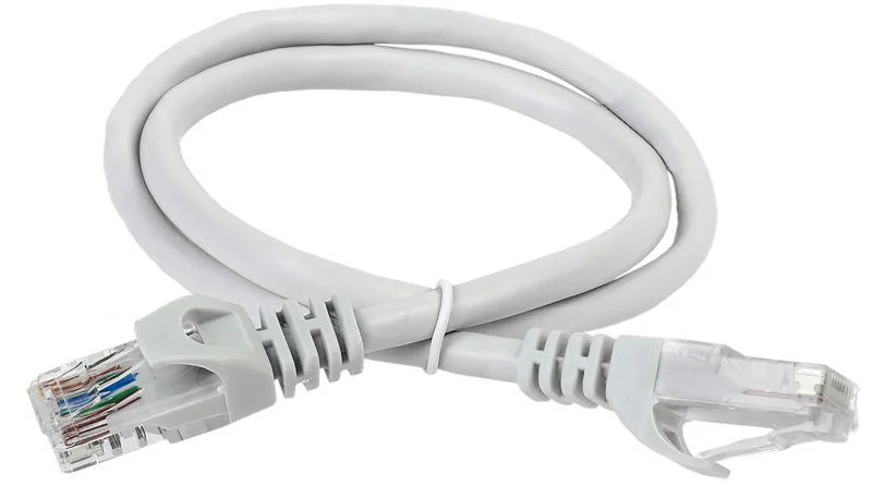 Патч-корд кат.5E UTP 1м сер. PC01-C5EU-1M