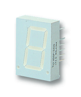 HDSP-3903 - Индикатор светодиодный 7-сегментный 20мм общий катод высокоэффективный красный десятичная точка справа