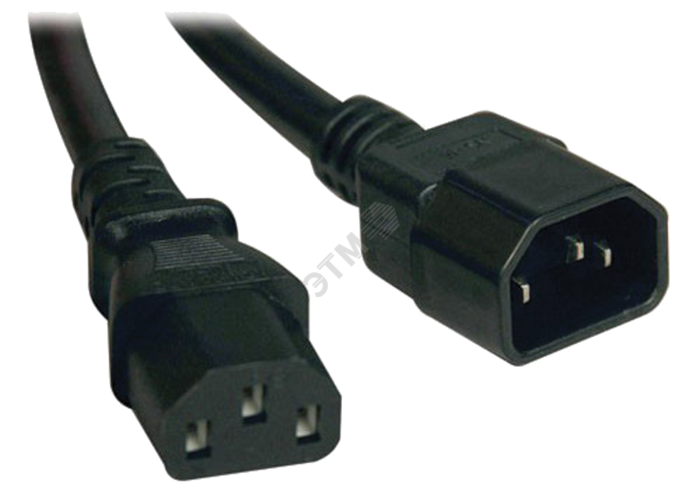 Кабель подключения PDU ITK 3х1.5 2м с разъемами С13 - С14 PC-C13C14-2M
