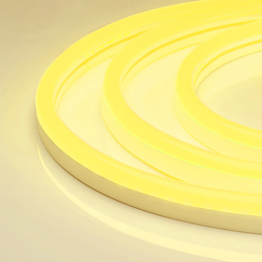 Гибкий неон ARL-NEON-2615YH-SIDE 24V Yellow 030870 - Гибкая герметичная лента (неон серии NEON), сечение 15х26 мм. Светодиоды SMD 2835 108 шт/м. Цвет свечения ЖЕЛТЫЙ, угол излучения 120°. Мощность 8 Вт/м, питание 24 В. Класс пылевлагозащиты IP65. Размеры 
