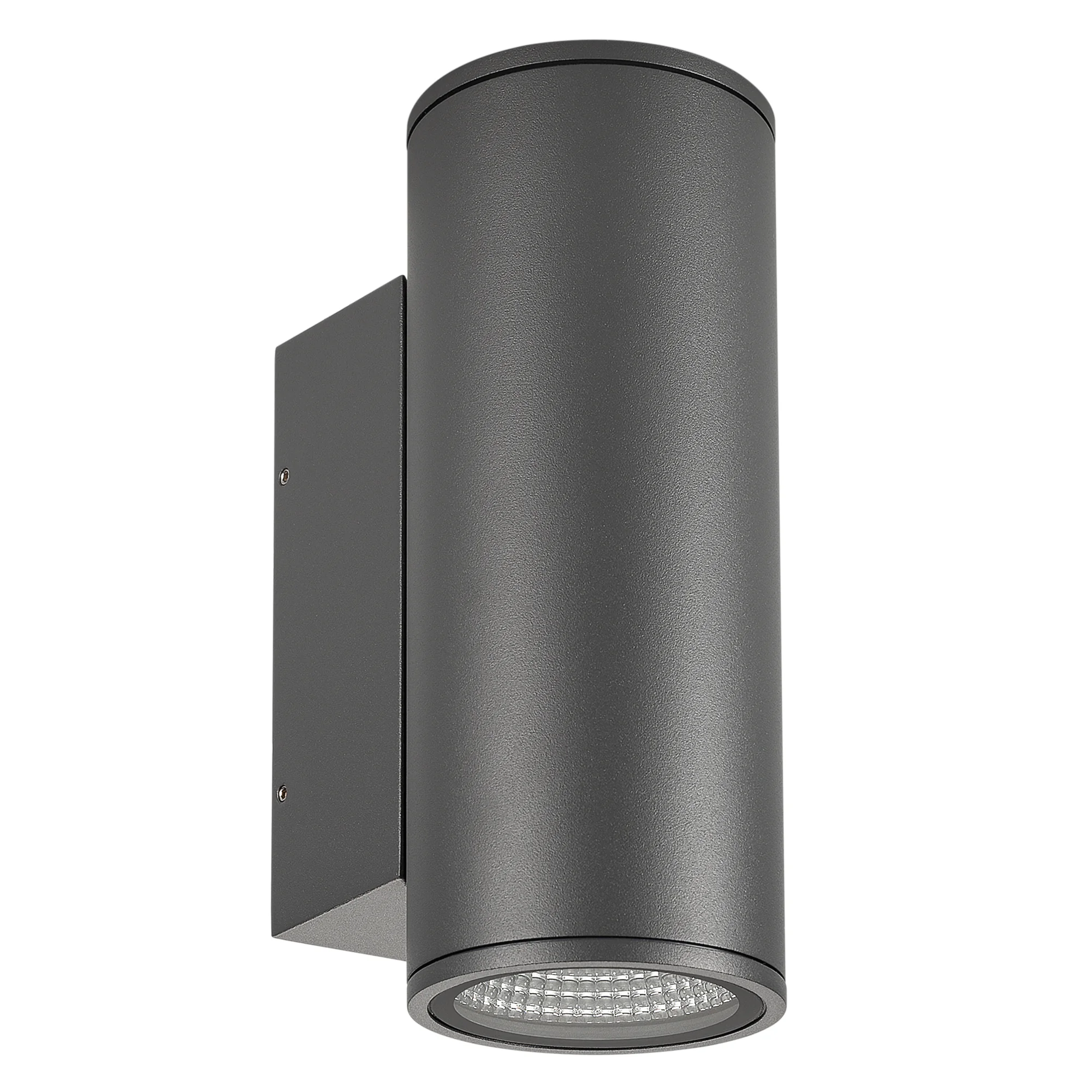 Светильник LGD-FORMA-WALL-TWIN-R90-2x12W Warm3000 (GR, 44 deg, 230V) 029970 - Накладной настенный светильник 2x12Вт, серый алюминиевый корпус, оптическое закаленное стекло. Цвет ТЕПЛЫЙ БЕЛЫЙ 3000K, св.поток 1720лм, CRI(Ra)>80, угол 44°, свет вверх-вниз. Р