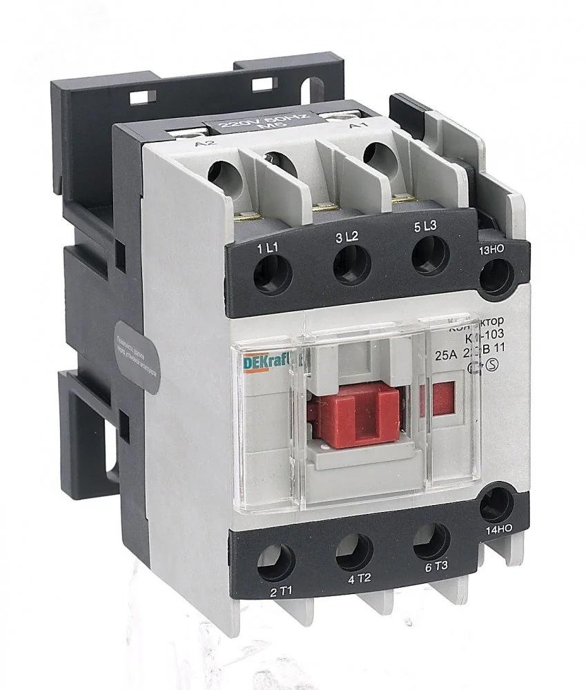 Контактор КМ-103 25А кат. 380В AC 1НО+1НЗ AC-3 22119DEK