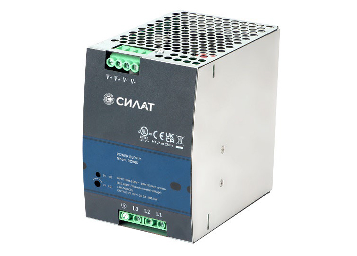 Источник питания 48 V DC/10 A, 902806 - Источник питания, трехфазный, 48VDC / 10A, 480W, диапазон входн. напр.: 340 - 550VAC / 480 - 780VDC; габариты (мм): 142х125х85,5, монтаж: на DIN рейку