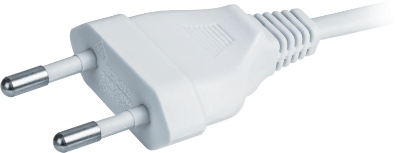 Шнур 61 602 NPS-FS02-170-2х0.5-WH 1.7м с диммир. выкл. бел. 61602