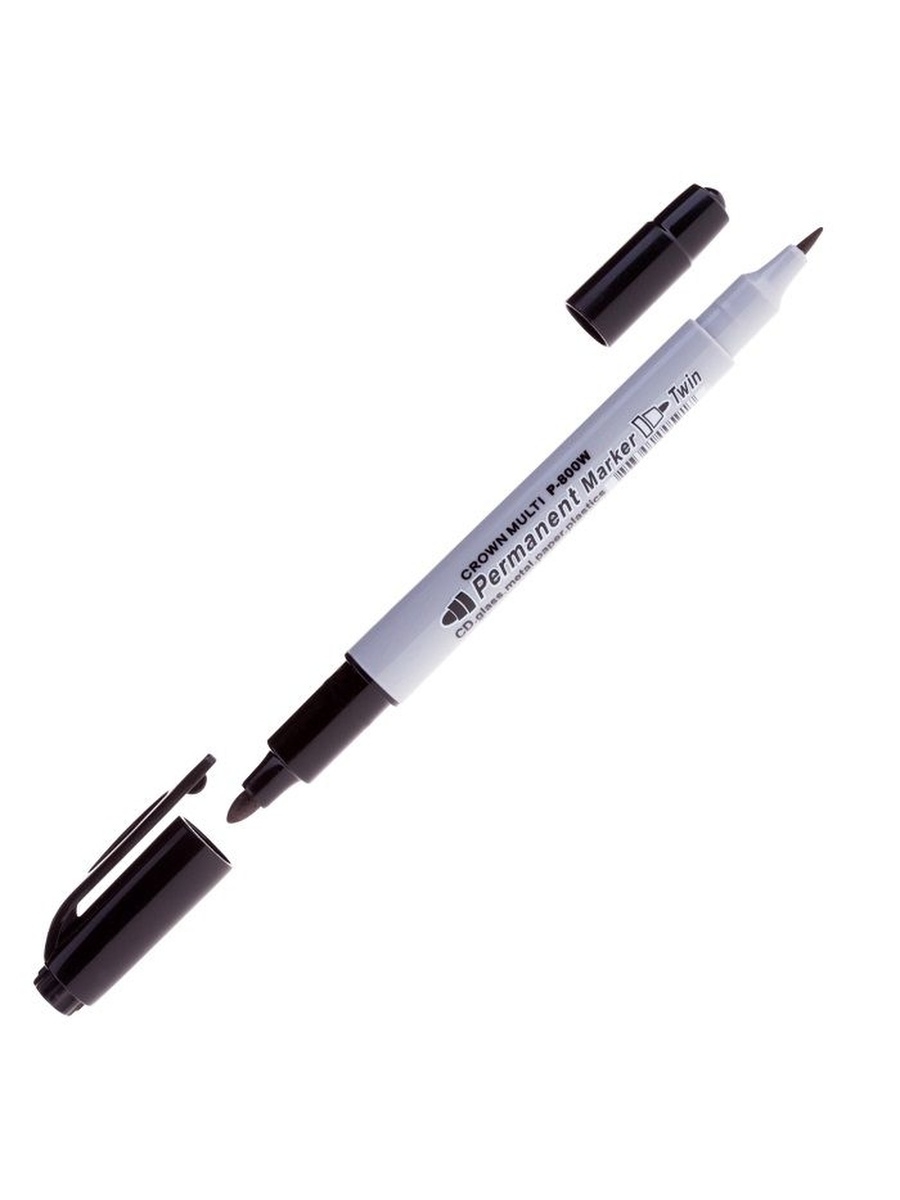 Маркер Crown "Multi Marker Twin"P-800W - для надписей на ПВХ