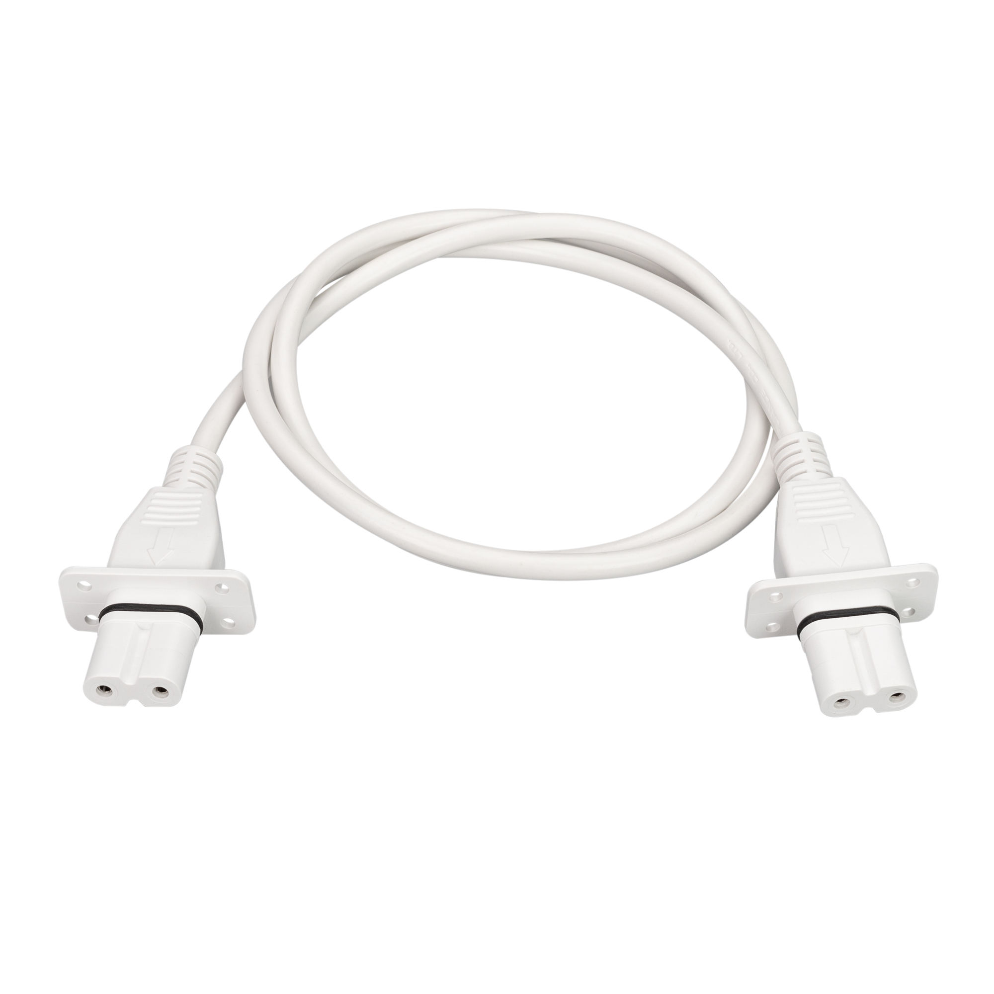 Коннектор ARL-TAIL-1000-CON-FF-2pin (WH) 030994 - Гибкий коннектор для соединения светильников LARGO. Длина 1000 мм. Без возможности подвода питания. При использовании с треками и аксессуарами другой серии возможно отличие по цвету. Подходит только для дв