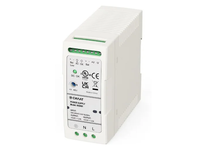 Источник питания UPS 902602 - Источник питания UPS, выходы: CH1 27,6VDC, CH2 27,6VDC, 0,95A, 40,2 W; диапазон входных напряжений: 90 - 264VAC / 127 - 370VDC; габариты (мм): 100х92х41 мм, защита от: короткое замыкание /перегрузка /повышенное напряжение, за