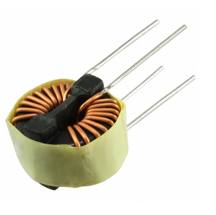 7108-RC - Дроссель синфазный сдвоенный 1700мкГн 1кГц 2A 0.06Ом по постоянному току монтаж в отверстие