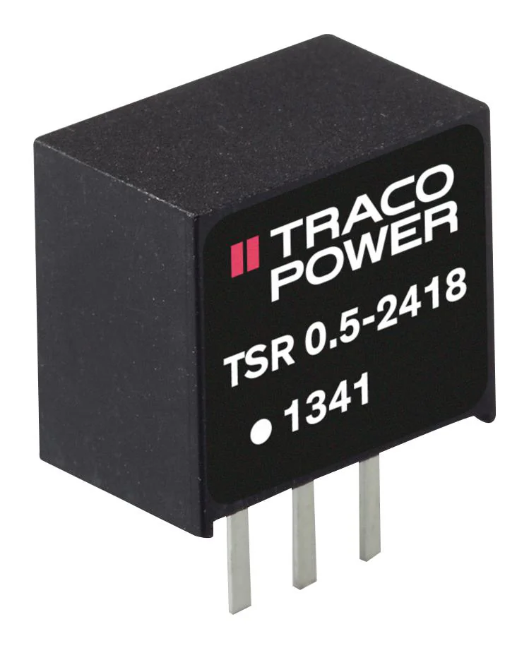TSR 0.5-2490 - Преобразователь DC/DC на печатную плату вход 24В однополярный выход 9В 0.5A 3-Pin SIP модульный