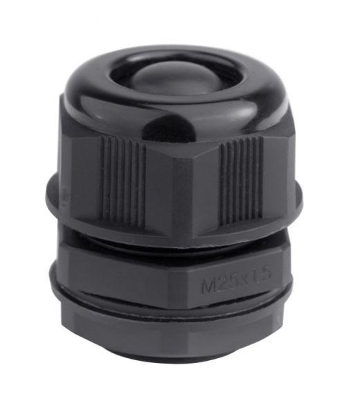 Ввод кабельный M63 с мембраной для кабеля d29-35мм IP68 черн. 53M6335