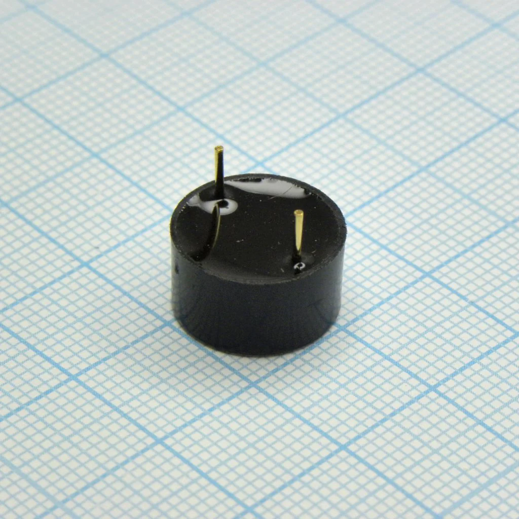 EFM-250D 10 - Пьезоизлучатель 80db/5v/10nF/4.1kHz d=14mm, h=8mm