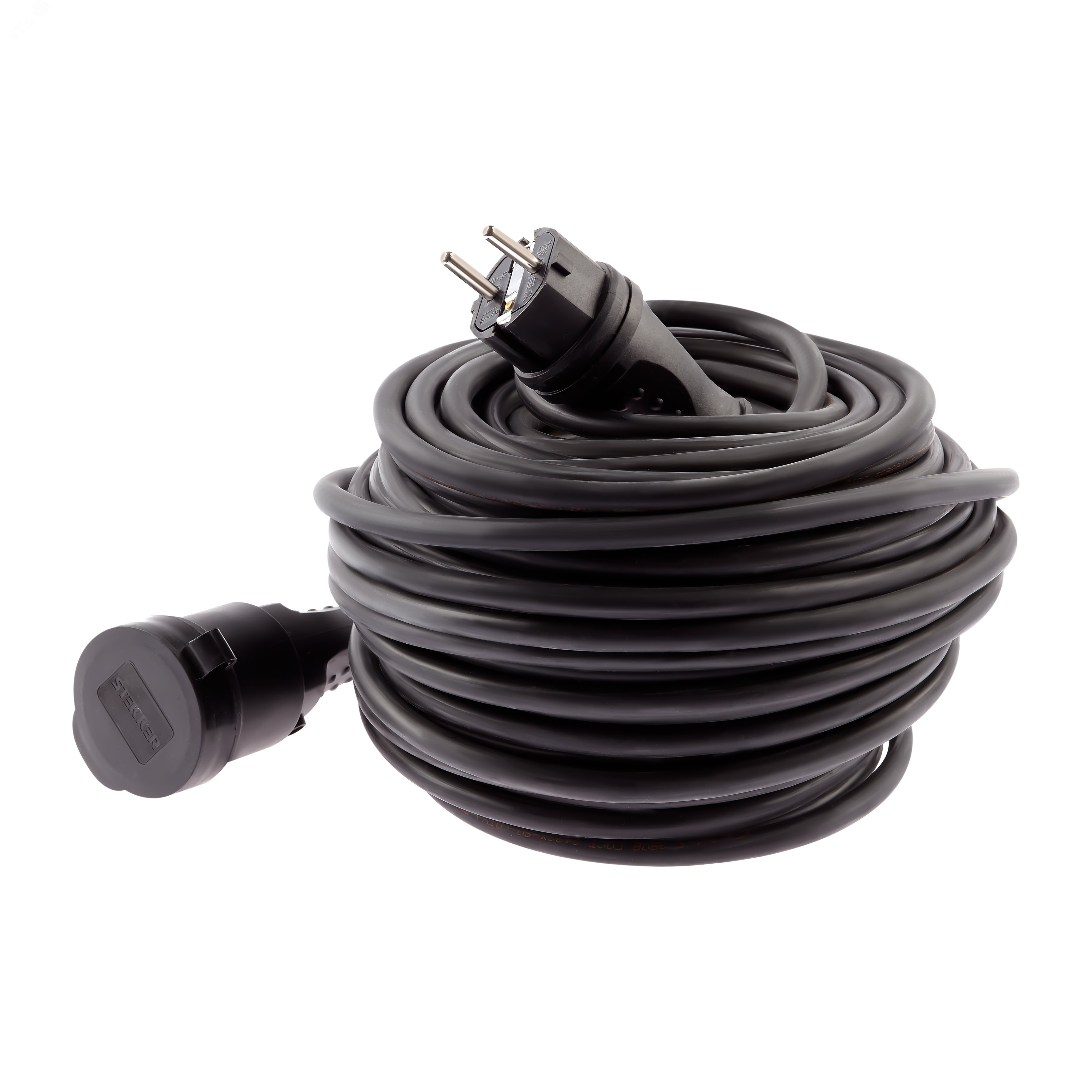 Удлинитель силовой UPx-1e-3x2,5-30m-IP44(KG) в бухте с заземлением 1 розетка 30 м КГ 3х2,5мм2 Б0050864