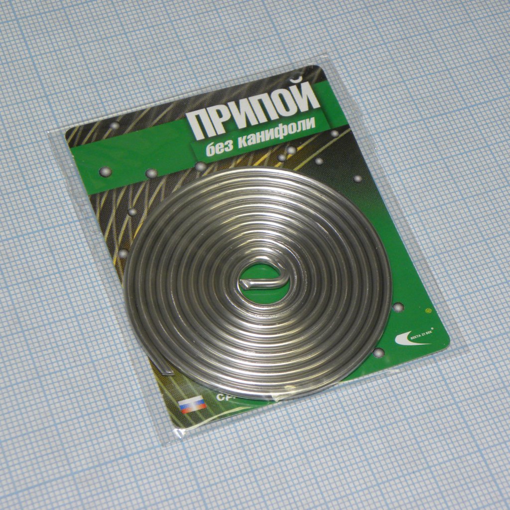 Припой ПОС-61 2.0мм  1 метр - "Векта-21 век"