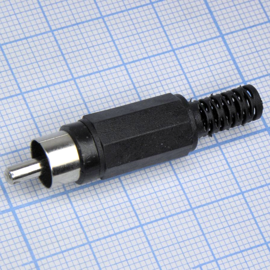 RCA 4004 B(4005) - RCA штекер кабельный, разъем типа "тюльпан"