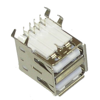 USBA-2J (SZC) - Разъём USB SZC USBA-2J (SZC), 2 гнезда