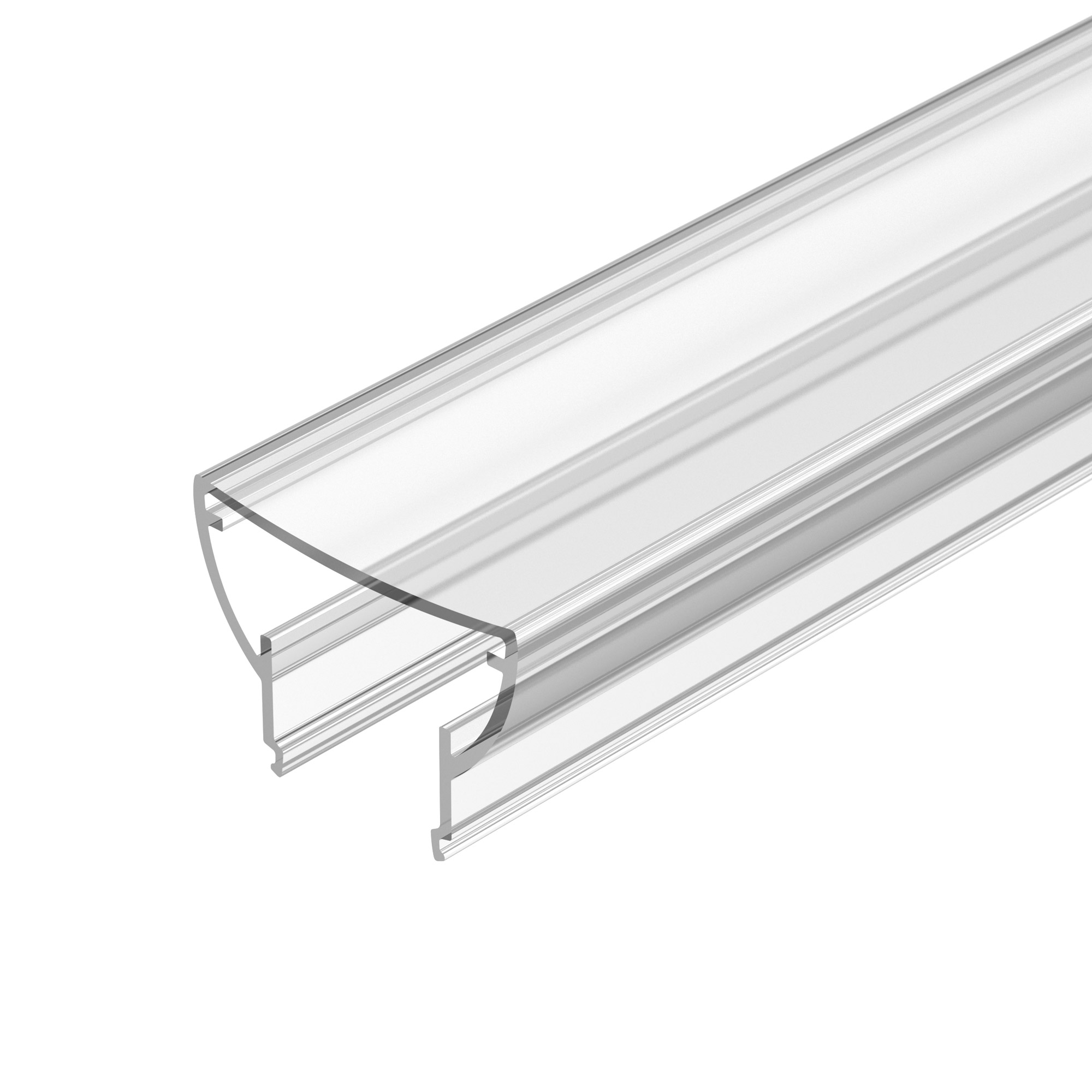 Экран ARH-WIDE-(B)-H20-2000 TPZ Clear-PM 018820 - Объемный прозрачный экран-трапеция к профилям ARH-WIDE-H20, ARH-WIDE-B-H20.