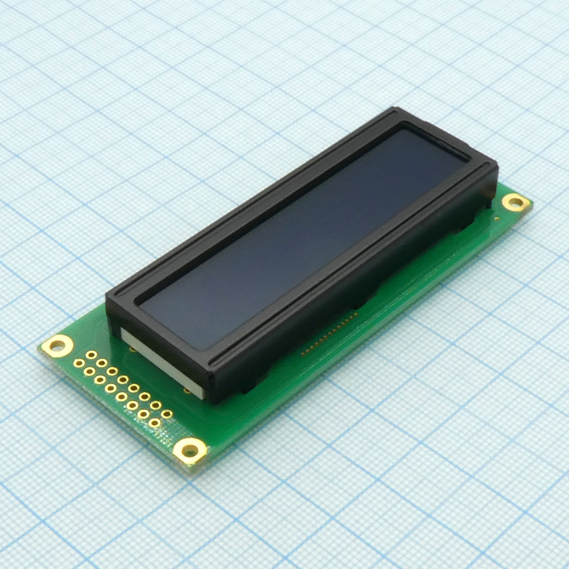 WH1602C-REI-CTV# - ЖКИ знакосинтезирующий 16 x 2, ISTN Негативный/прозрачный светодиодная подсветка красная, размеры 85x36 мм, видимая область 56.2x11.5 мм, питание 5В, -20...70°C