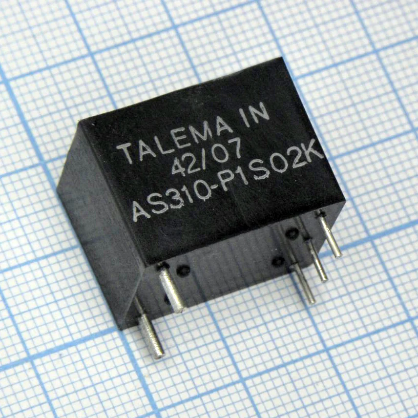 AS-310 - Датчик тока; 0-15A; 1:50СТ; 20-200kHz;     1об/2об