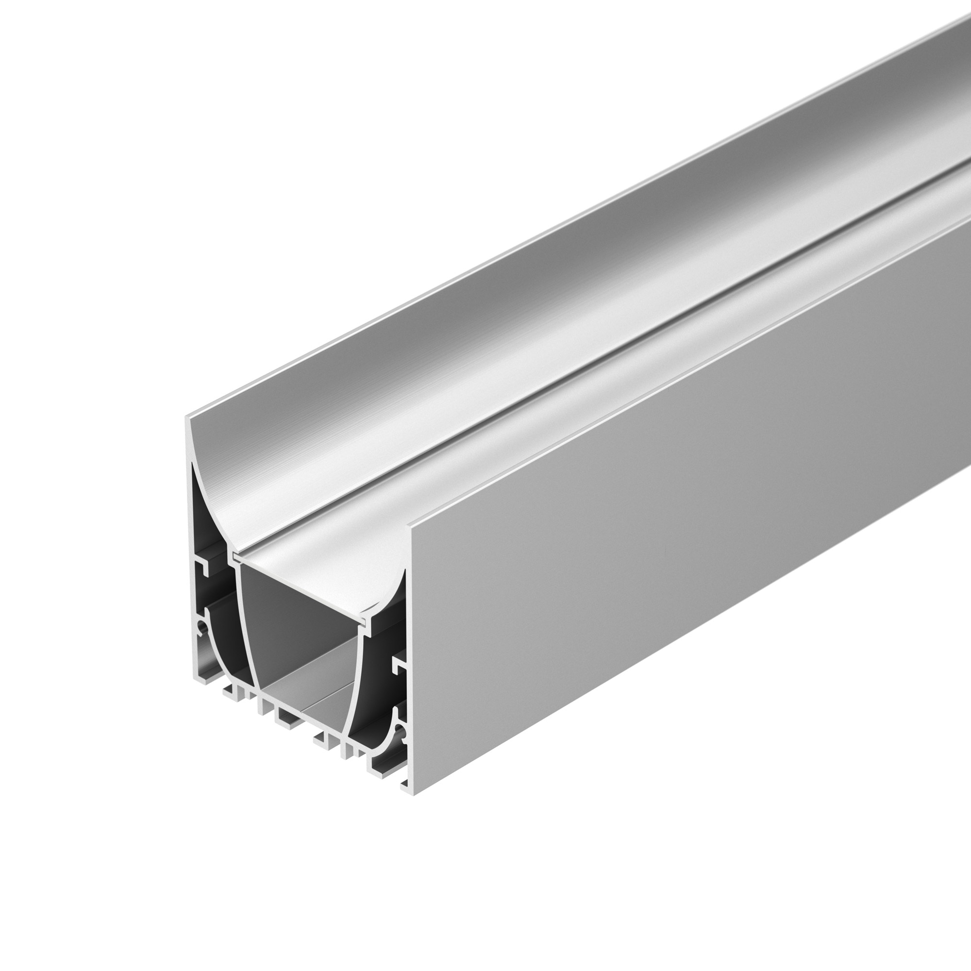 Профиль ARH-LINE-5050-COMFORT-2000 ANOD 036353 - Алюминиевый анодированный накладной/подвесной профиль для светодиодных лент и линеек. Габаритные размеры (L?W?H): 2000x50x50 мм. Ширина площадки для ленты 18,2 мм. Экраны, заглушки и другие аксессуары приоб