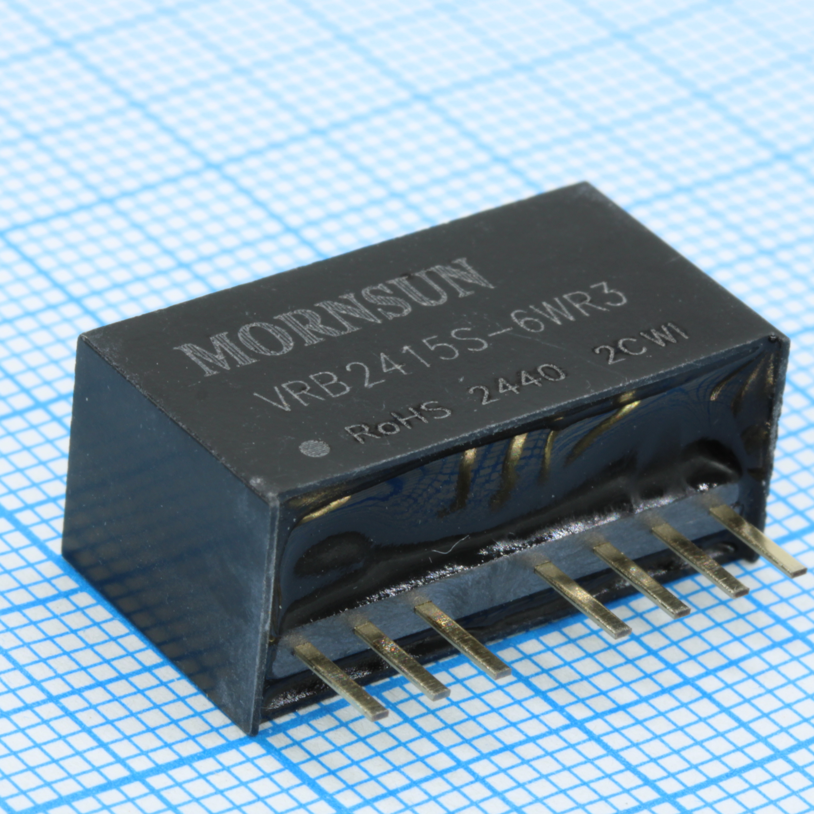 VRB2415S-6WR3 - Преобразователь DC/DC на печатную пла ту 10 Вт, вход 18...36 В, выход 15 В/0.4 А (THT)