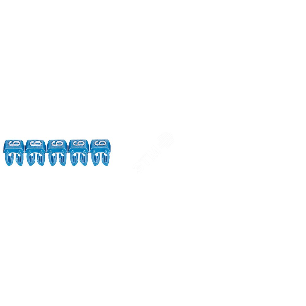 Маркер "6" 1,5/2,5 СИН CAB3 038226
