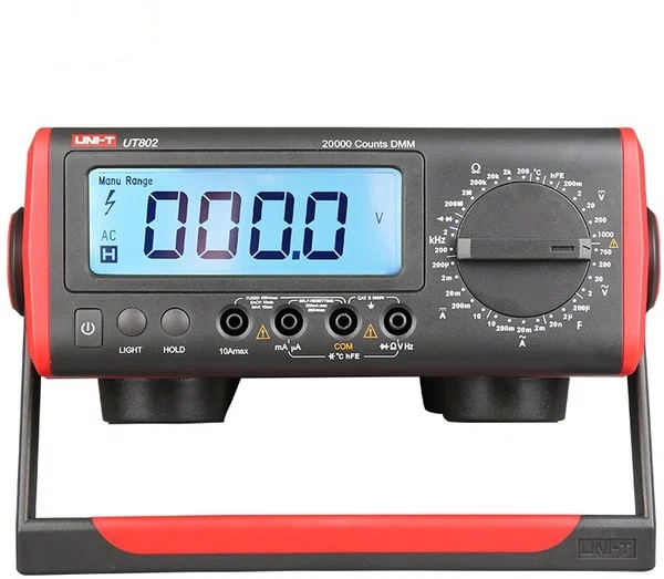 UT802 - Мультиметр настольный цифровой True RMS, высокой точности, 4,5 разрядов
