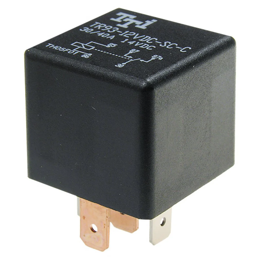 TR93-12VDC-SC-C - автомобильное 12VDC, 40А, 1переключение