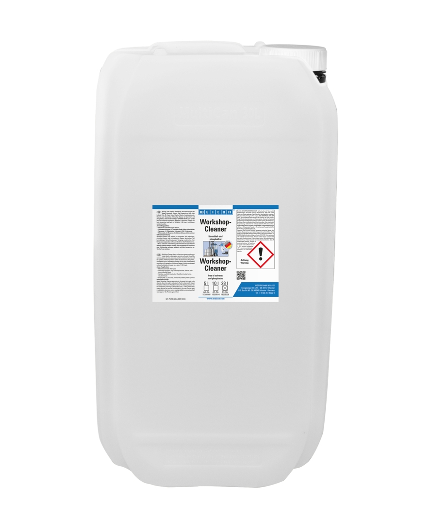 wcn15205028 - 10053463 WEICON Workshop-Cleaner (28 л) Универсальный щелочной очиститель концентрированный (1:40)