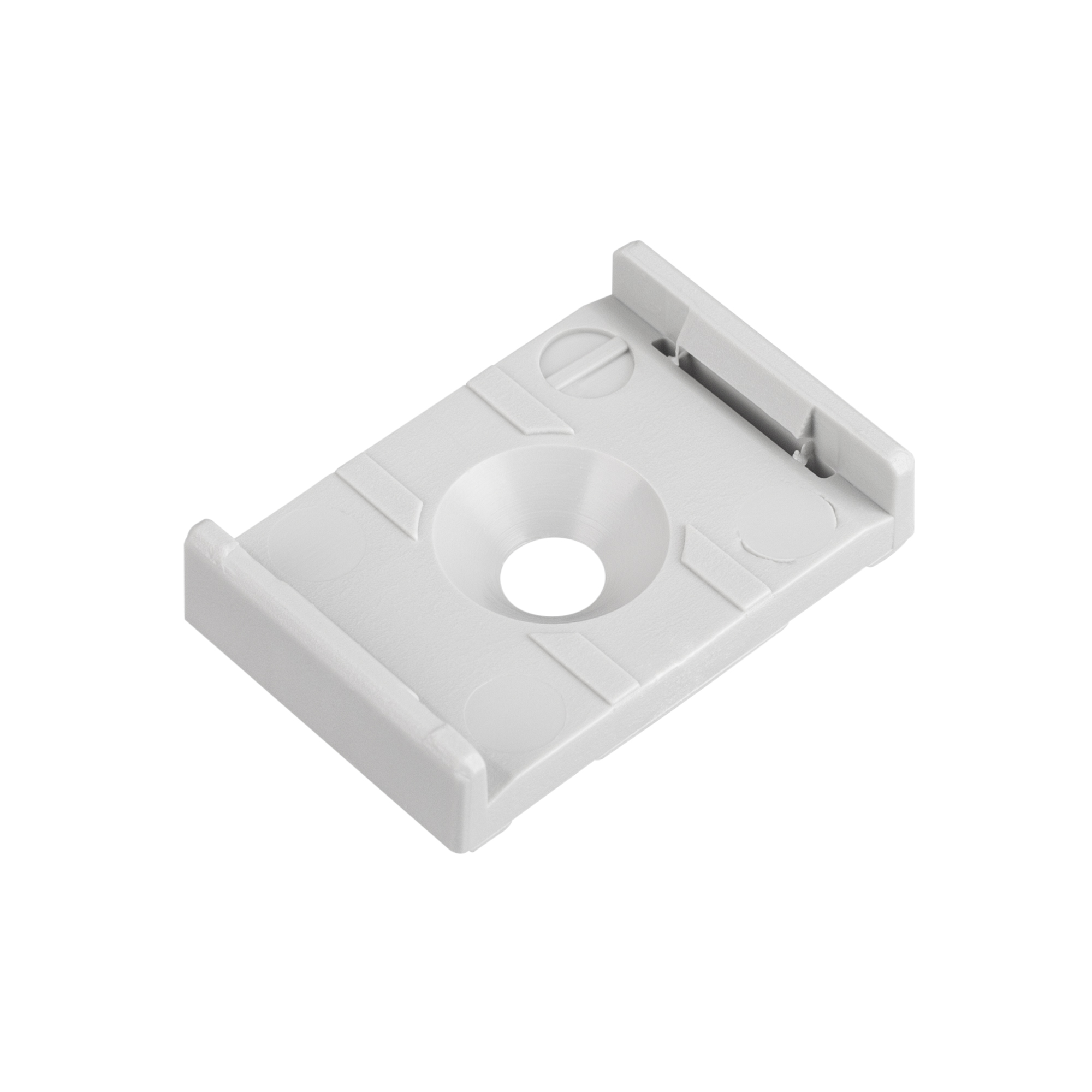 Крепеж монтажный для PLS-Plastic 021747(1) - Пластиковый крепеж для профилей PLS-LOCK-H25, PLS-LOCK, PLS-GIP. Серый цвет. Для установки профилей накладным способом. Подходит для соединения профилей в сплошную линию. Материал - полипропилен, с УФ-защитой