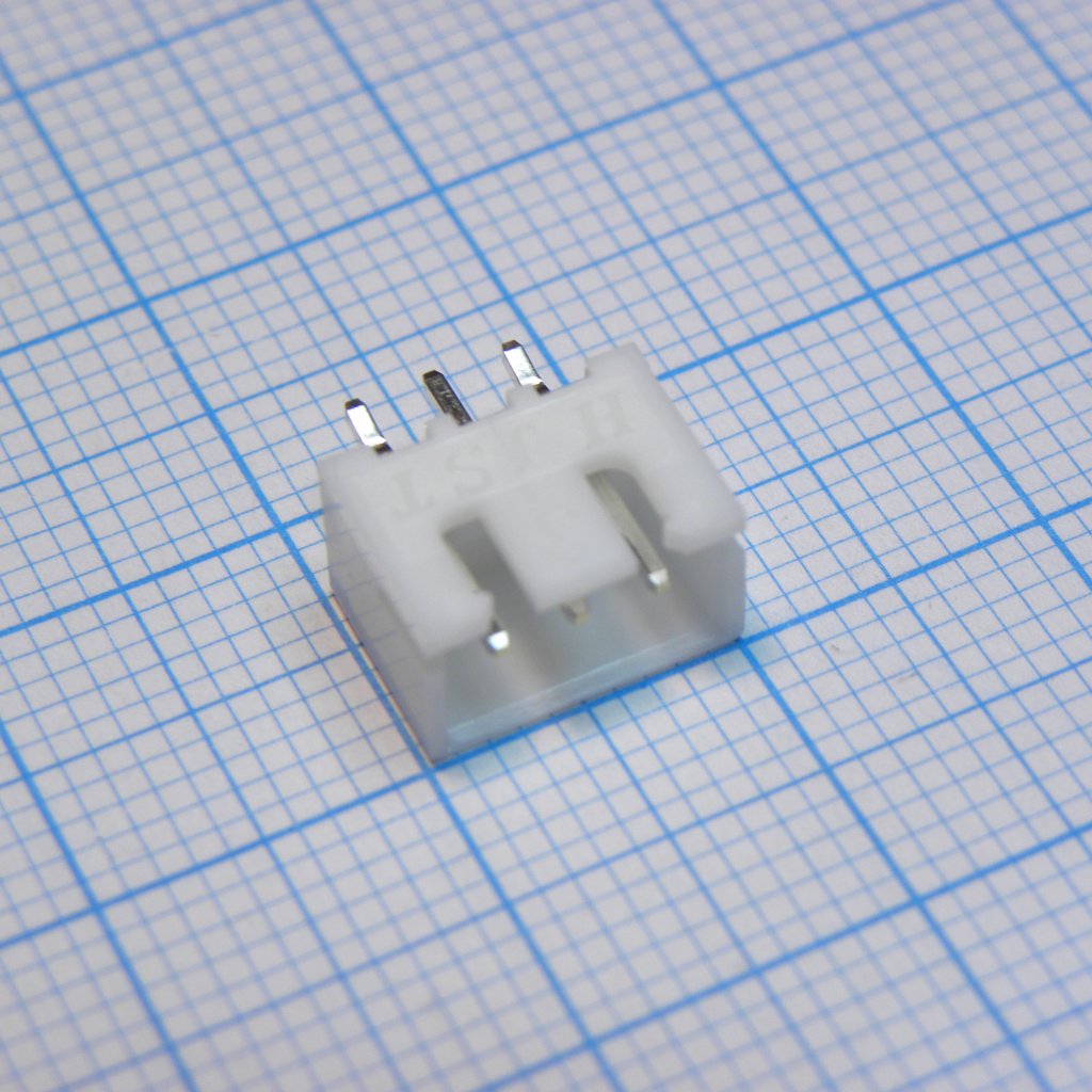 B3B-XH-A (LF)(SN) - Серия XH. Корпус разъема - вилка на плату 3 контакта, шаг 2.5мм