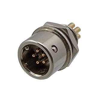 XS9-5(ZN) PANEL PLUG - Разъем быстрого соединения, 5-ти контактый