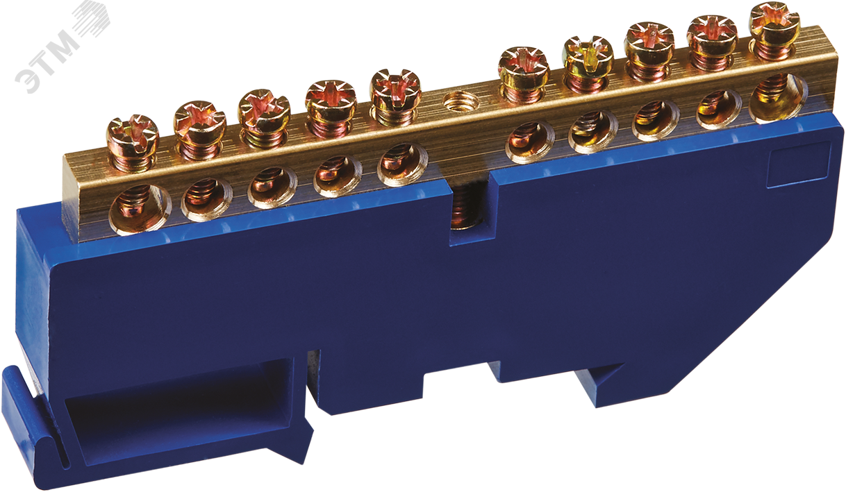 Шина нулевая на DIN-изол NBB-M69-10D/B 17290