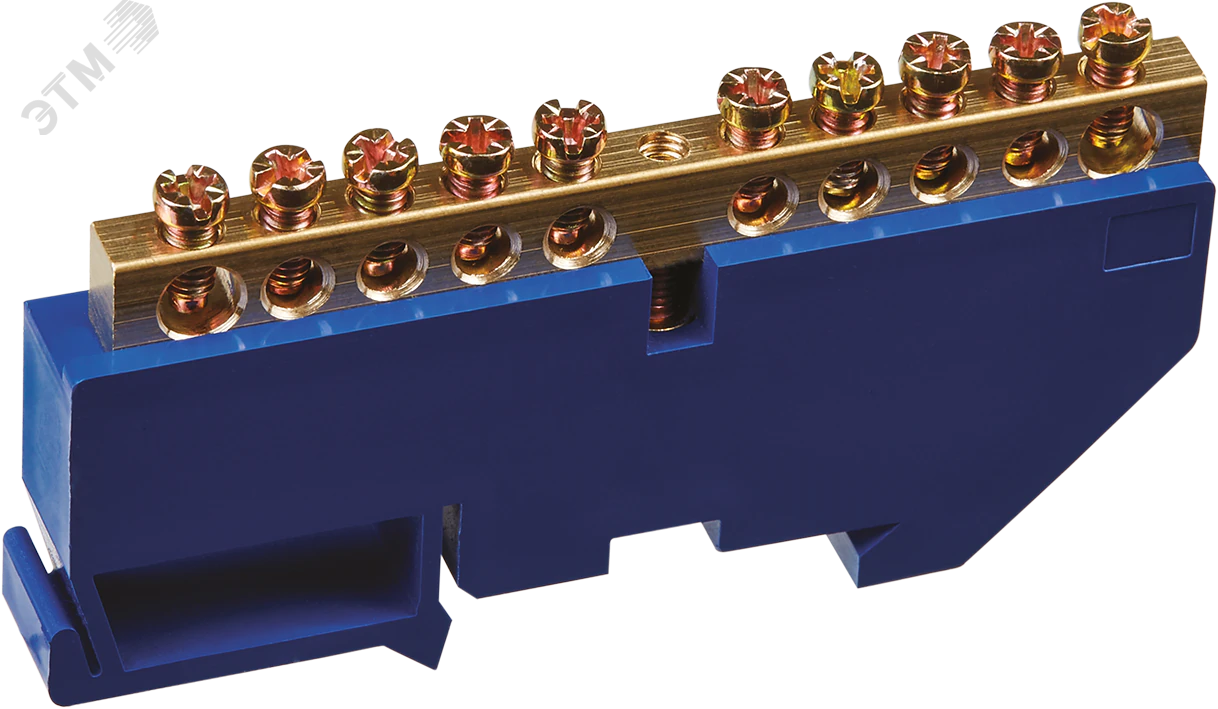 Шина нулевая на DIN-изол NBB-M69-10D/B 17290
