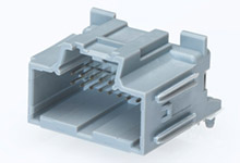 346910201 - Соединитель провод-плата HDR 20 контактов шаг 2.54мм угловой монтаж в отверстие автомобильного применения лоток