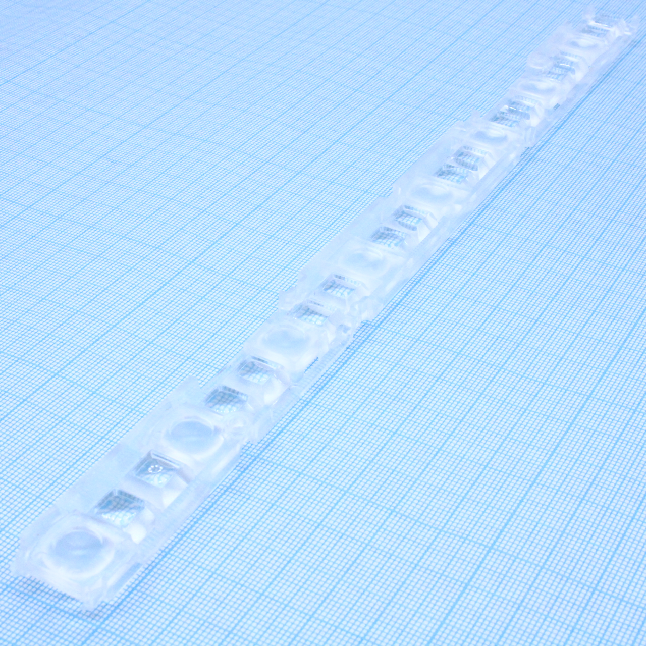 F15216_FLORENCE-1R-GC-Z90 - Линейная линза 90° для  24LED размером до 5630, 19х283х8.3мм