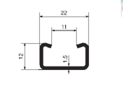 Рейка 98.400.0000.0 - Монтажная рейка, для установки зажимлв SKN/WST длина 2 м