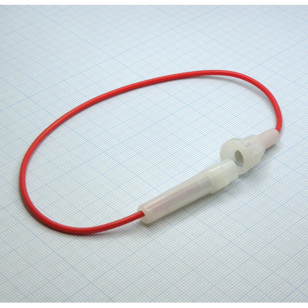 ZH236 - Держатель предохранителя  6*30 на провод, нейлон