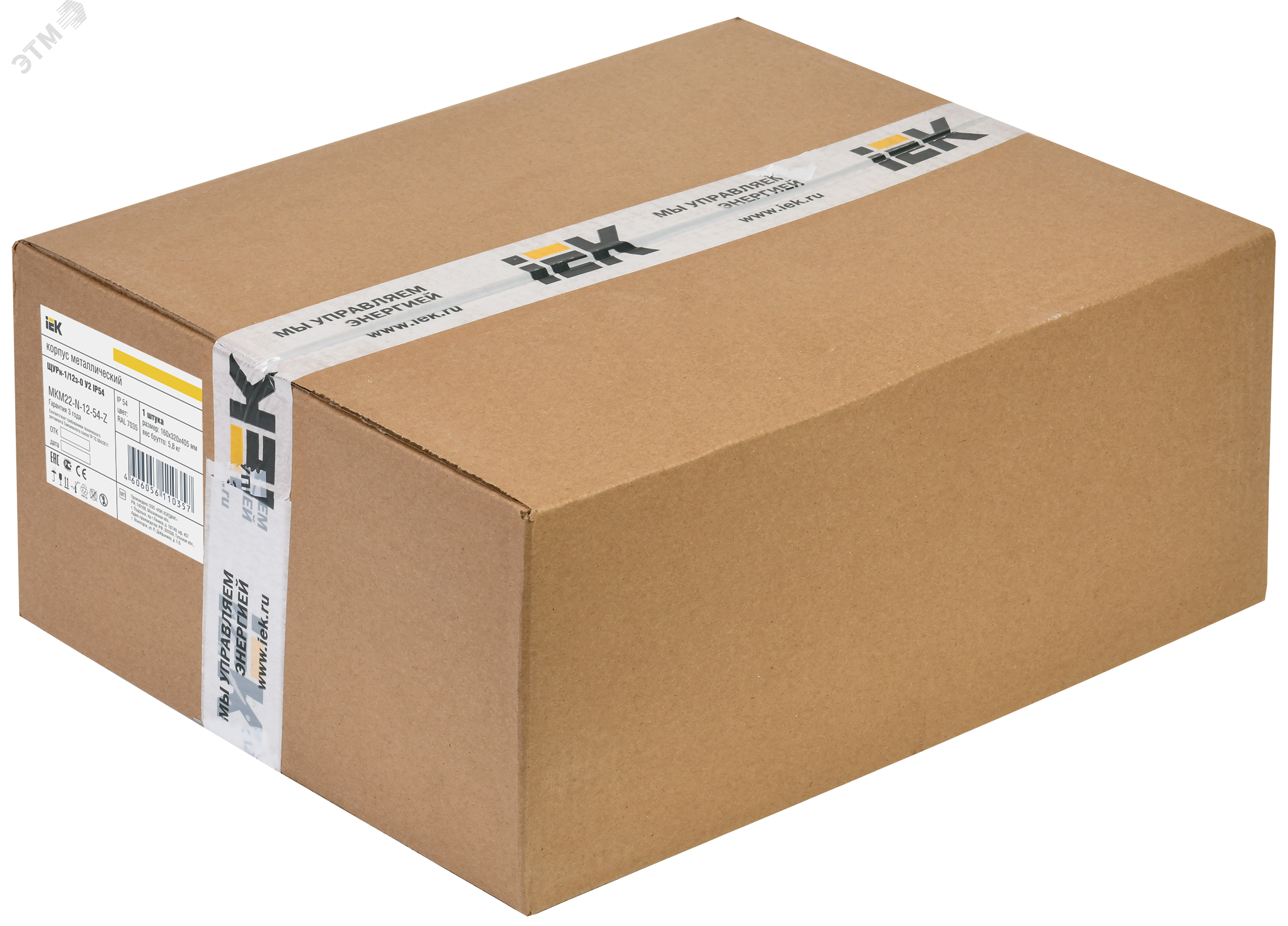 Корпус металлический ЩУРн-1/12 (395х310х165мм) IP54 без окна TITAN MKM22-N-12-54-Z