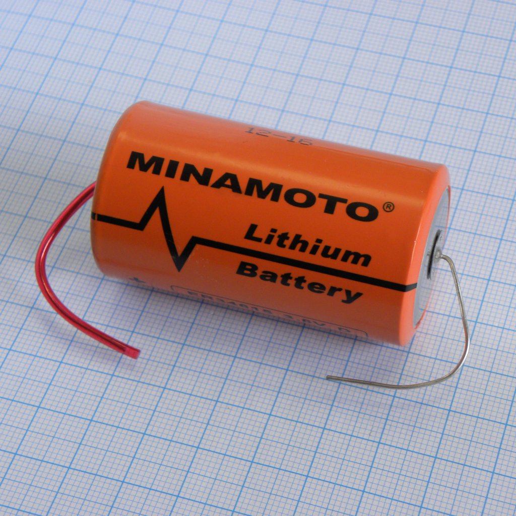 Батарея Minamoto ER 34615/W - Элемент питания литиевый, с выводами