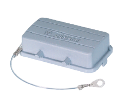 Защитная крышка Z7.416.1656.0 - Защитная крышка без уплотнителя, без защелок, для разъемов REVOS с двумя защелками, со шнуром и колечком от утери, Size 10, пластик