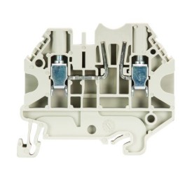 Клемма WT 4 FSI - Предохранительная клемма, тип фиксации провода: винтовой, номинальное сечение: 4 мм кв., ширина: 6 мм, цвет: серый, тип монтажа: DIN 35