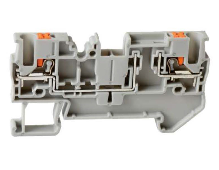 Предохранительная клемма UJ6-2.5CW/RD - Предохранительная клемма, флажковый предохранитель, тип фиксации провода: push-in, номинальное сечение: 2,5 мм кв., до 30A, 400V, ширина: 6 мм, цвет: серый, тип монтажа: DIN 35